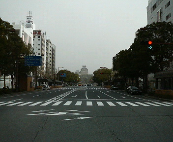 姫路駅から眺める「姫路城」